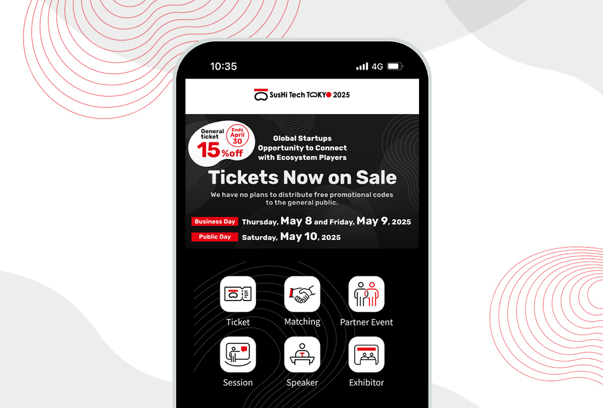 "SusHi Tech Tokyo 2025 Official App" Released